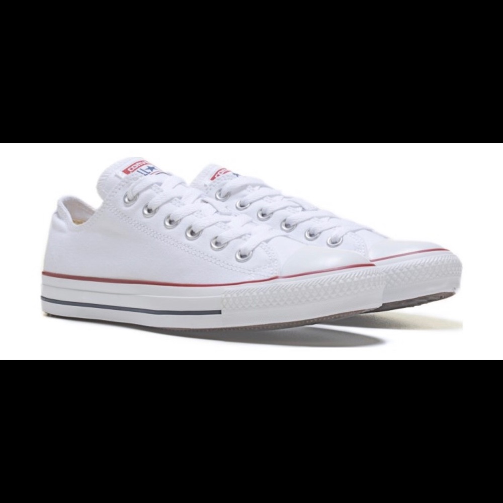 White Low Top Converse